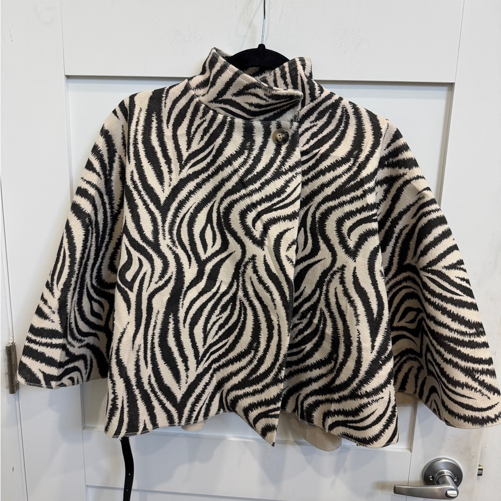 Stylish Zebra Print Kids Cape